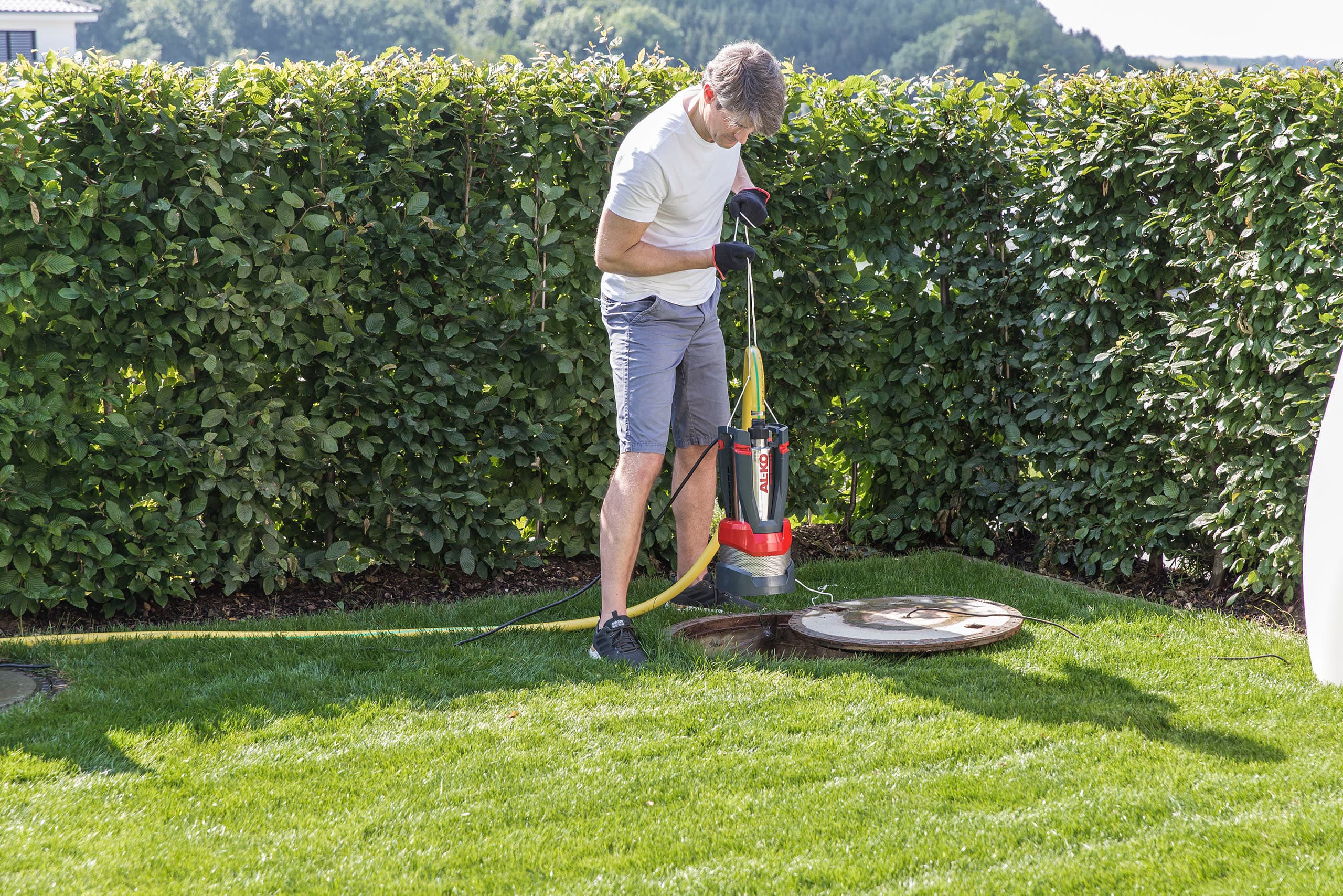 Насос заглибний нагнітальний для чистої води Dive 6500/34