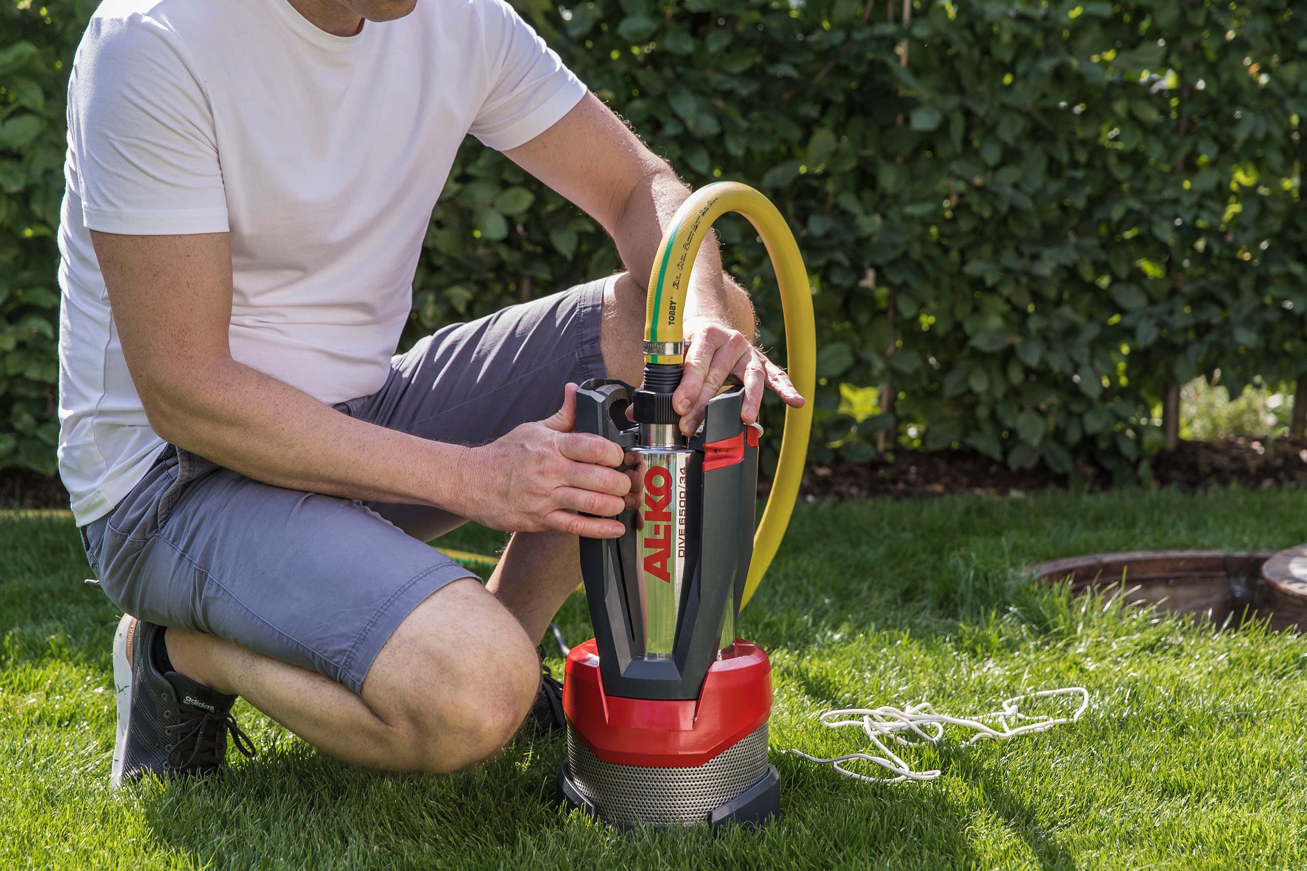 Насос заглибний нагнітальний для чистої води Dive 6500/34